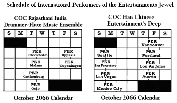 11 International National Bridge calendars